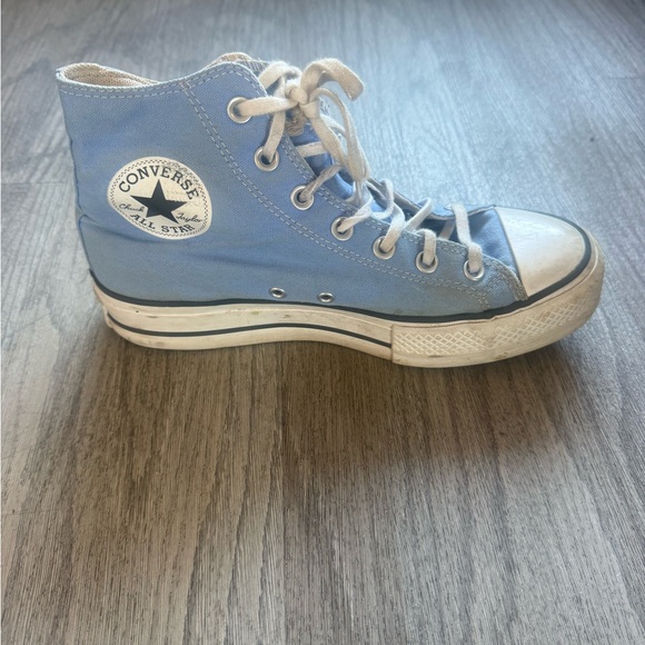 Converse Classic High-Top Canvas Sneakers - Light Blue - Picture 3 of 7